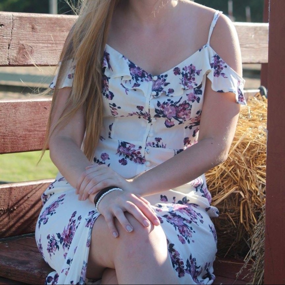 Floral maxi dress